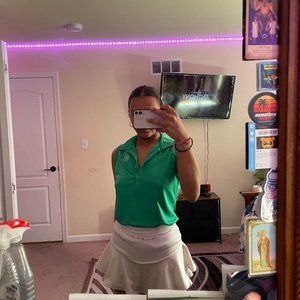 nike golf dri-fit tour performance green top